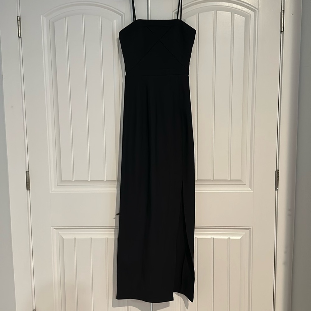 Laundry Black Bandage Gown